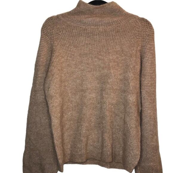 Mohair wool Blend Klimia Sweater Large from MKT Tan Oversized Fall - Picture 1 of 8